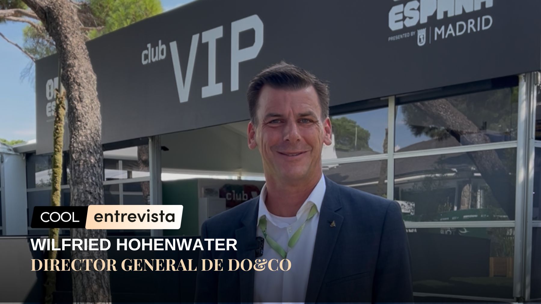Wilfried Hohenwater: «Queremos que se disfrute de una gastronomía que acompañe al ritmo del Open de España de Golf»