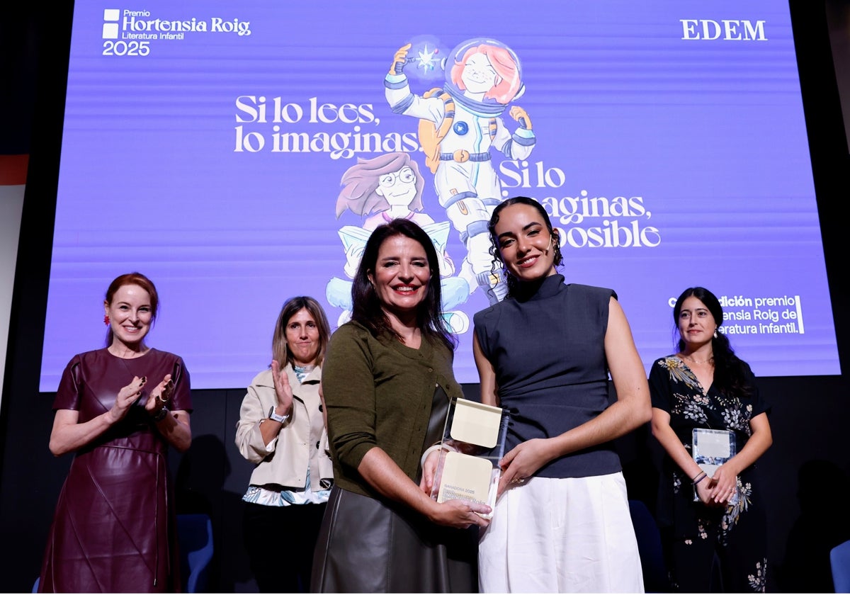 Ana Ortiz recibe el Premio Hortensia Roig de literatura infantil 2025, este miércoles en Valencia