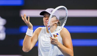 Iga Swiatek pierde en Pekín. Foto: gettyimages