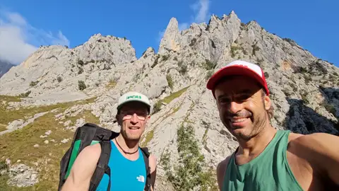 Iker y Eneko Popu en el Pilar del Texu