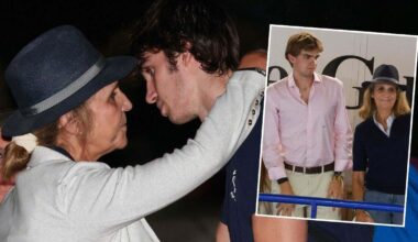 La infanta Elena ejerce de tía ejemplar y acompaña a Pablo Urdangarin en su debut con la selección de balonmano