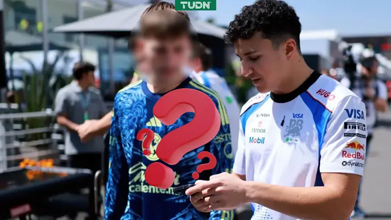 Isack Hadjar llega acompañado de misterioso americanista en el GP de México 2025 | TUDN Fórmula 1
