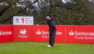 La niebla se lleva el protagonismo en el Santander Golf Tour La Coruña