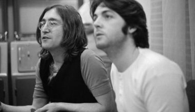 John Lennon y Paul McCartney.