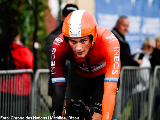 Joshua Tarling y Ellen Van Dijk brillan en la Crono de las Naciones de Les Herbiers