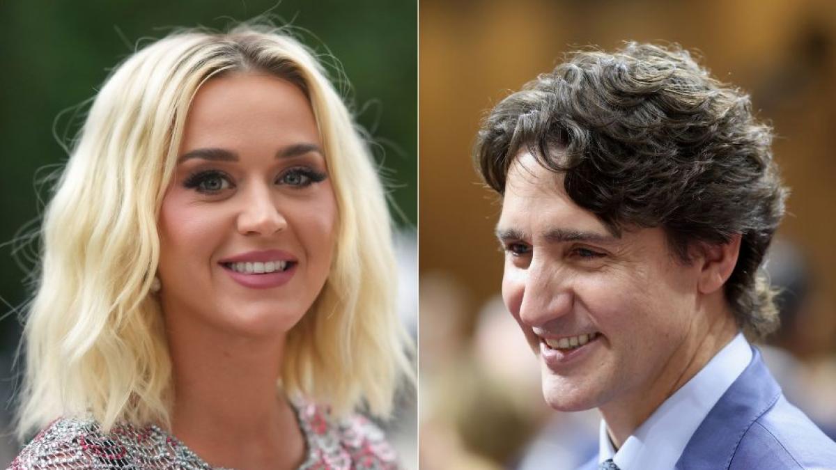 Las imágenes que confirman el romance entre Katy Perry y el ex primer ministro de Canadá