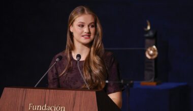 La felicidad de la infanta Sofía cuando Leonor se dirige a ella en pleno discurso de los Princesa de Asturias