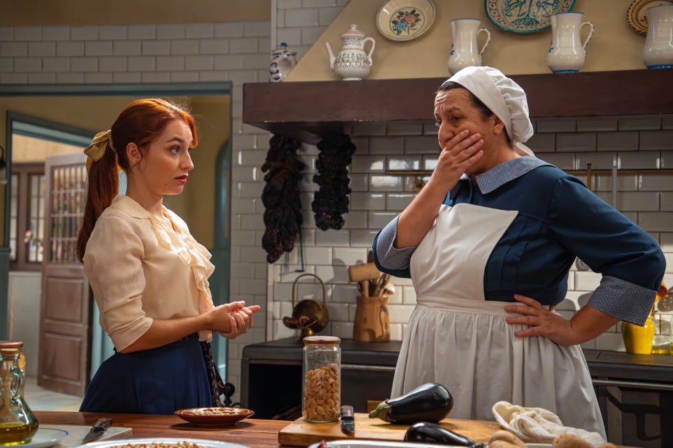 escena en la cocina de la promesa