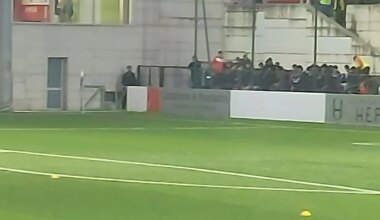 Borran pintadas contra el Real Zaragoza y Aragón antes del partido de Copa del Rey en Mutilva