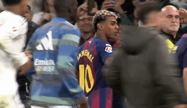 Lamine, a Vinicius en el clásico: «¿Nos pegamos?»