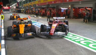 El accidente de Leclerc y Norris que podría sancionar a Ferrari