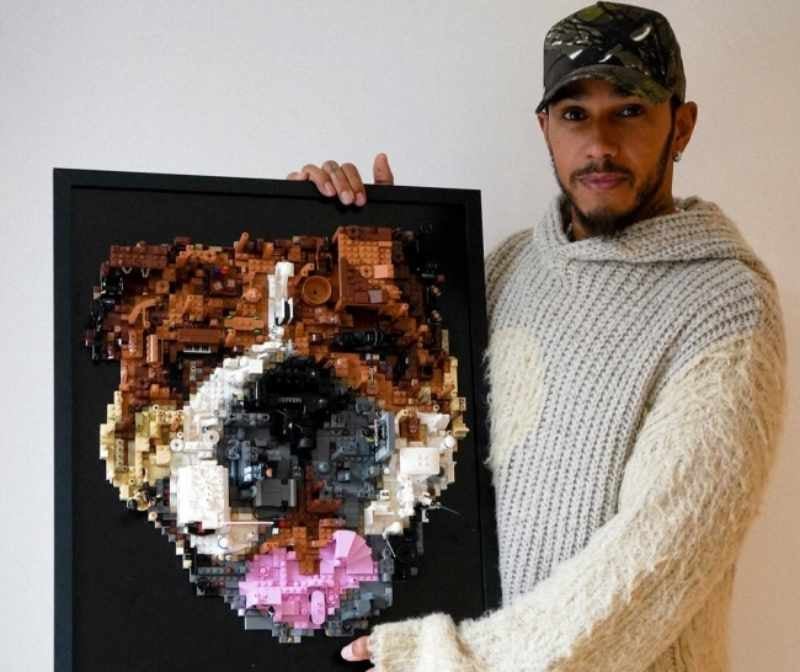 Homenaje a Roscoe, mascota de Lewis Hamilton | INSTAGRAM