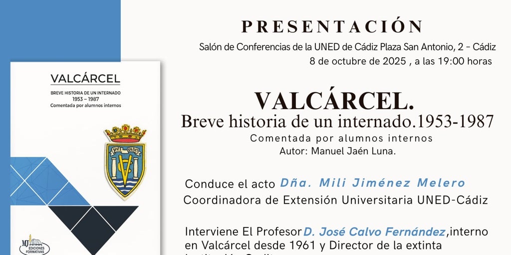 Valcárcel presenta sus recuerdos