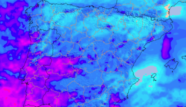 La Aemet avisa a estas zonas de España de la llegada de fuertes lluvias y tormentas por un tren de borrascas atlánticas