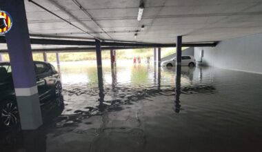 Ampliada la alerta roja por lluvias torrenciales en el litoral sur de Valencia hasta medianoche