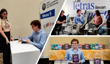 Con 16 años, estudiante de PrepaTec lanza su cuarta obra literaria