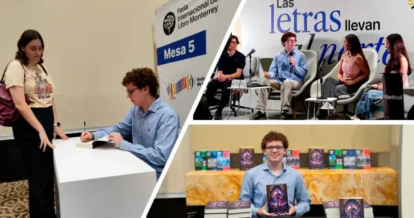 Con 16 años, estudiante de PrepaTec lanza su cuarta obra literaria