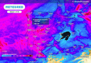 Los mapas de Meteored prevén un tren de borrascas y frentes atlánticos: habrá muchos días de lluvia en España