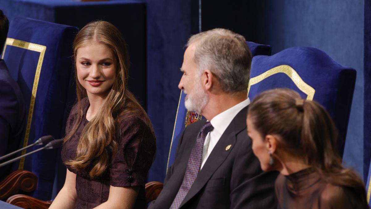 La reacción de Felipe y Letizia ante lo que dijo la princesa Leonor en su discurso en los Premios Princesa de Asturias 2025