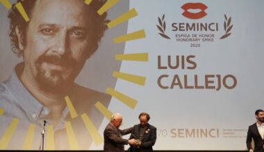 El actor segoviano Luis Callejo recibe la Espiga de Honor en la Seminci