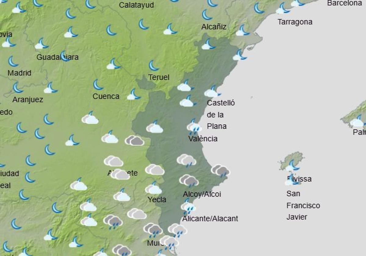Aemet anuncia la llegada de un chorro polar y nuevas lluvias a la Comunitat