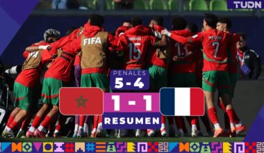 ¡Dramáticos! La serie de penales del Marruecos vs. Francia Sub-20