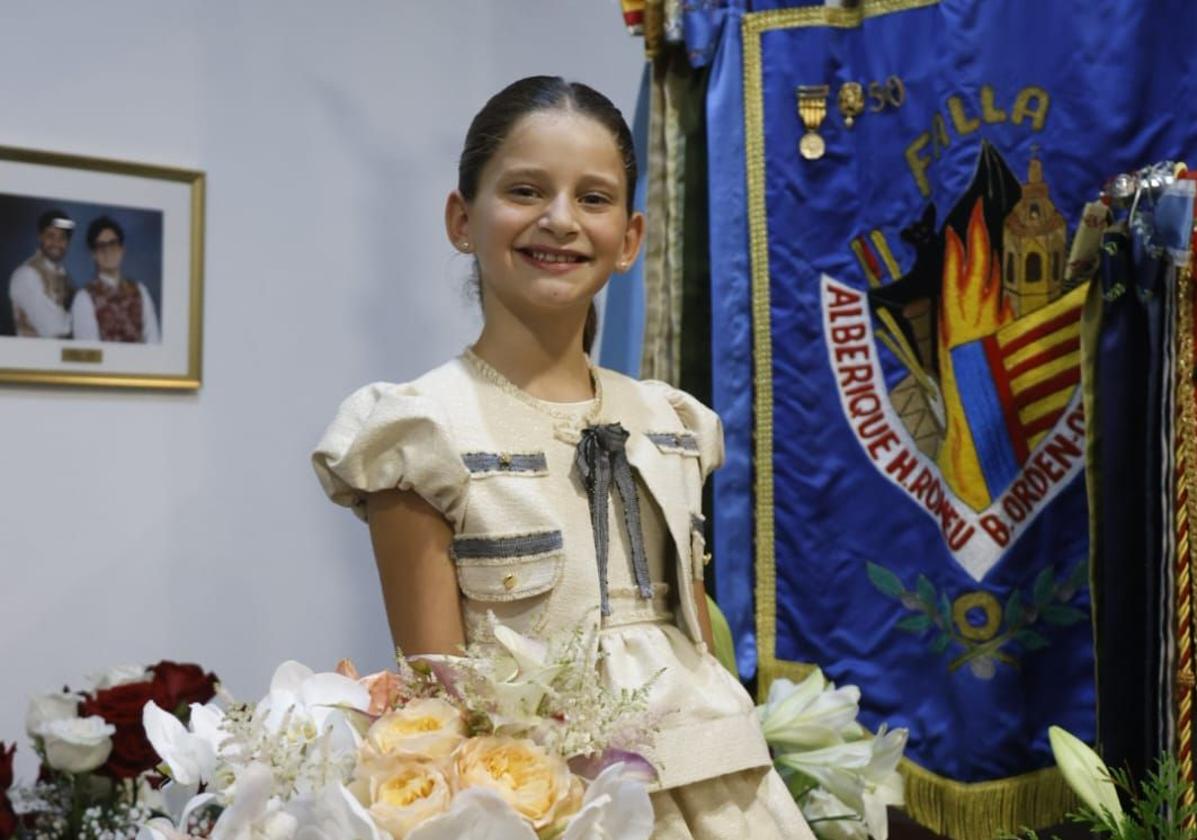 Así es Marta Mercader Roig, fallera mayor infantil de Valencia 2026