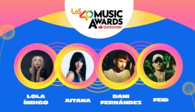 Los40 Music Awards Santander 2025 anuncian sus nominados