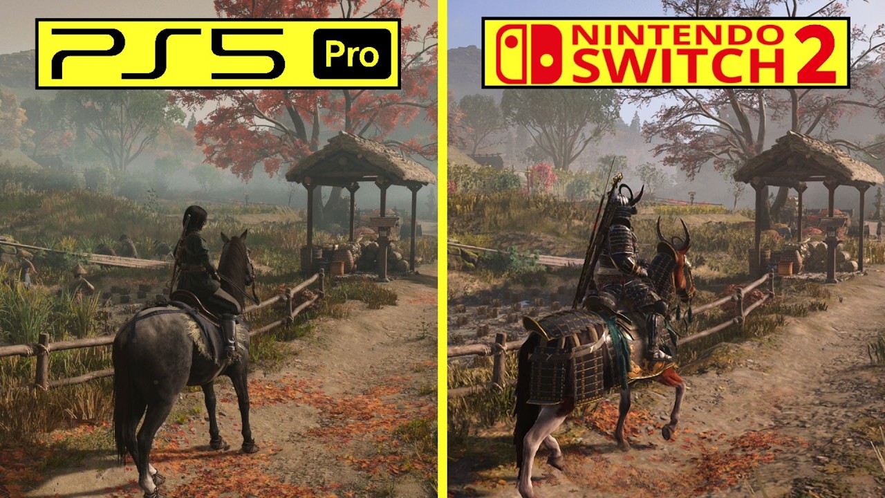 Comparativa en vídeo de Assassin’s Creed Shadows: PS5 Pro vs. Nintendo Switch 2