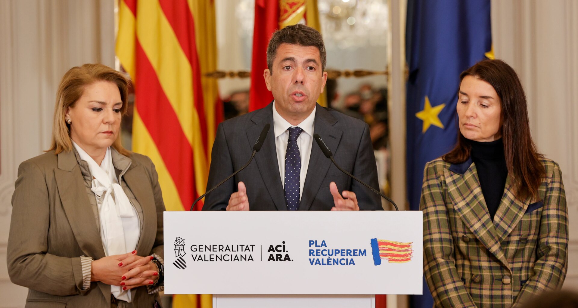 última hora de la comparecencia en el Palau de la Generalitat hoy
