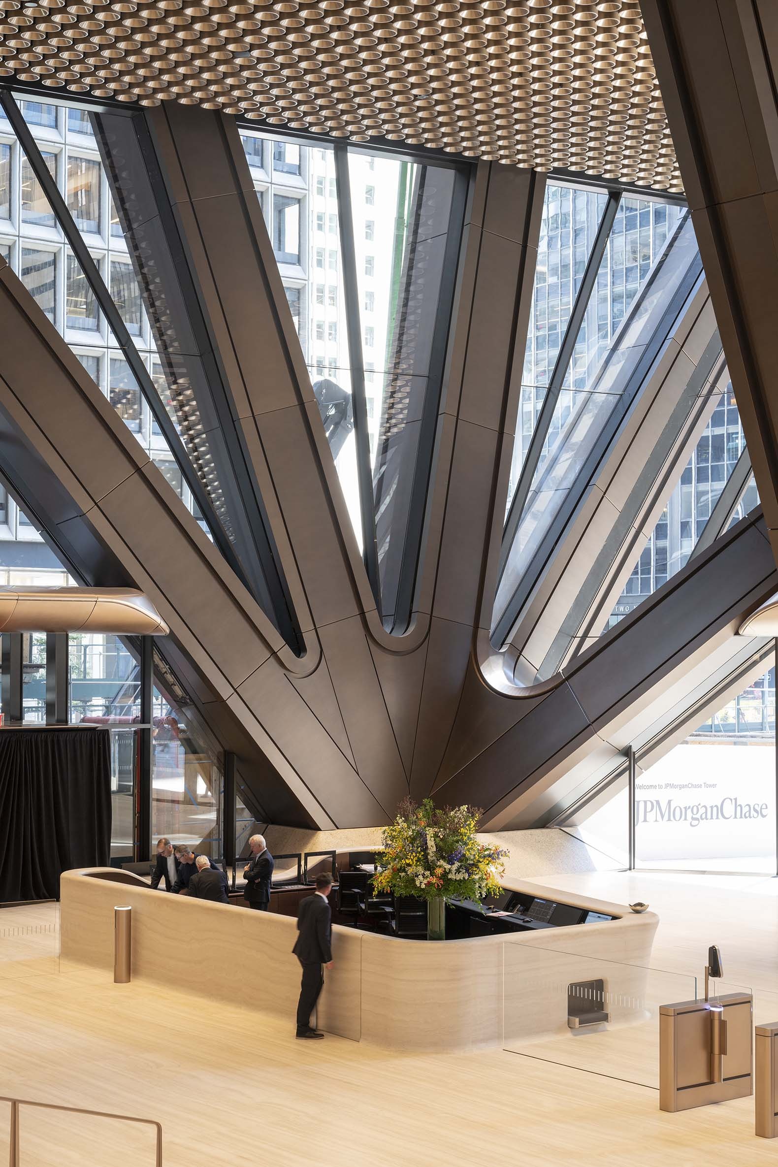 JPMorganChase’s New HQ by Foster + Partners. Photograph by Max Touhey, courtesy of JPMorganChase.
