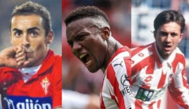 Otero iguala a Juanele y Diego Castro con su racha de penaltis marcados y puede hacer historia en el Sporting - La Voz de Asturias