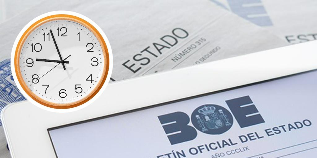 El BOE pone la fecha al fin del cambio de hora en España
