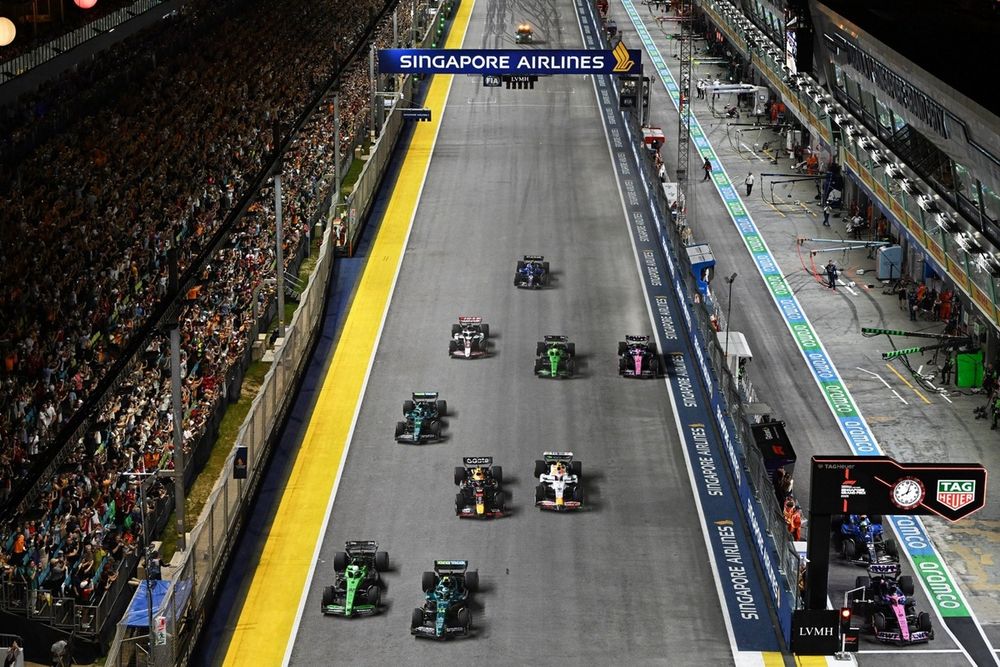 Nico Hulkenberg, Sauber, Liam Lawson, Racing Bulls Team, Fernando Alonso, Aston Martin Racing, Yuki Tsunoda, Red Bull Racing Team