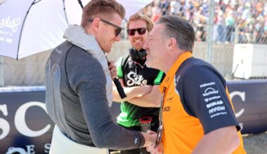 Zak Brown se disculpó con Hülkenberg tras llamarlo "amateur" en Austin
