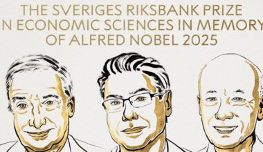 Premio Nobel de Economía de 2025 para Joel Mokyr, Philippe Aghion y Peter Howitt