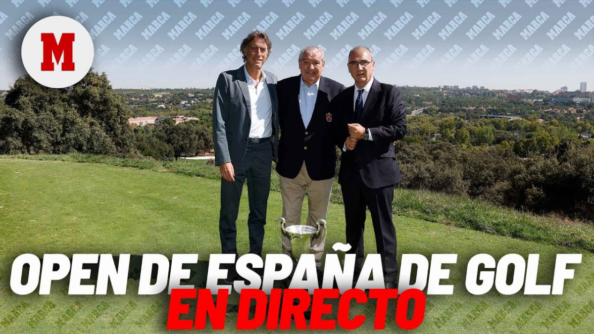 Presentación del Open de España de golf, en directo en MARCA