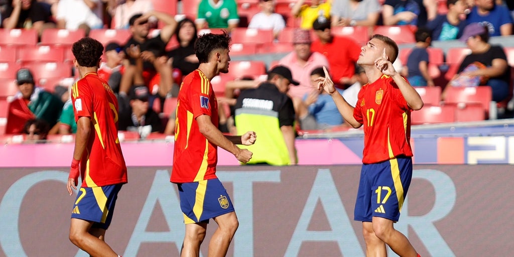 Pablo García marca en su primera titularidad en el Mundial