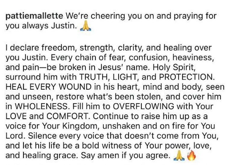 La irónica respuesta de Justin Bieber a su madre tras pedir que recen por él: «Lo único que necesito sanar es...»