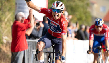 Paul Magnier gana la recortada segunda etapa de la CRO Race para seguir de rojo