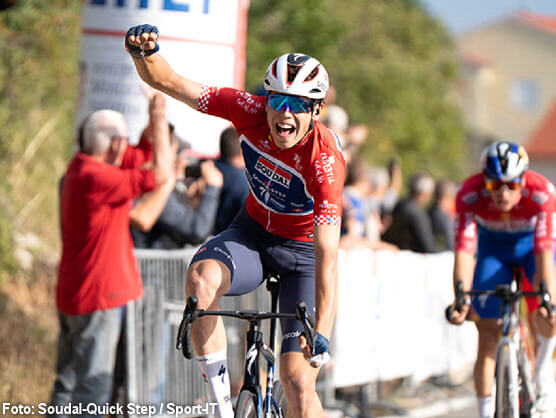 Paul Magnier gana la recortada segunda etapa de la CRO Race para seguir de rojo