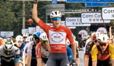 Paul Magnier suma su tercera victoria consecutiva en el Tour de Guangxi y mantiene el liderato