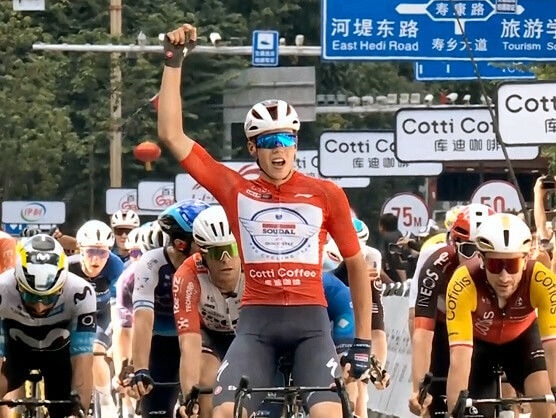 Paul Magnier suma su tercera victoria consecutiva en el Tour de Guangxi y mantiene el liderato