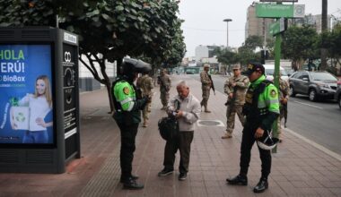 La capital de Perú, bajo estado de excepción por la ola de violencia