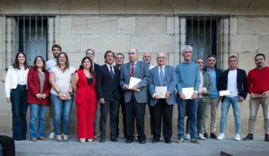 Las imágenes del homenaje a los arquitectos