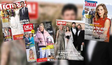 la boda de Stella Banderas y la entrevista de Irene Rosales