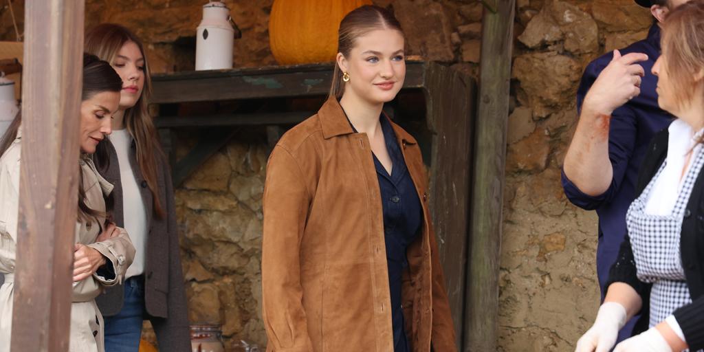 La chaqueta de ante que le has visto a la Princesa Leonor y que es ya tendencia es de Córdoba y... está rebajada de precio