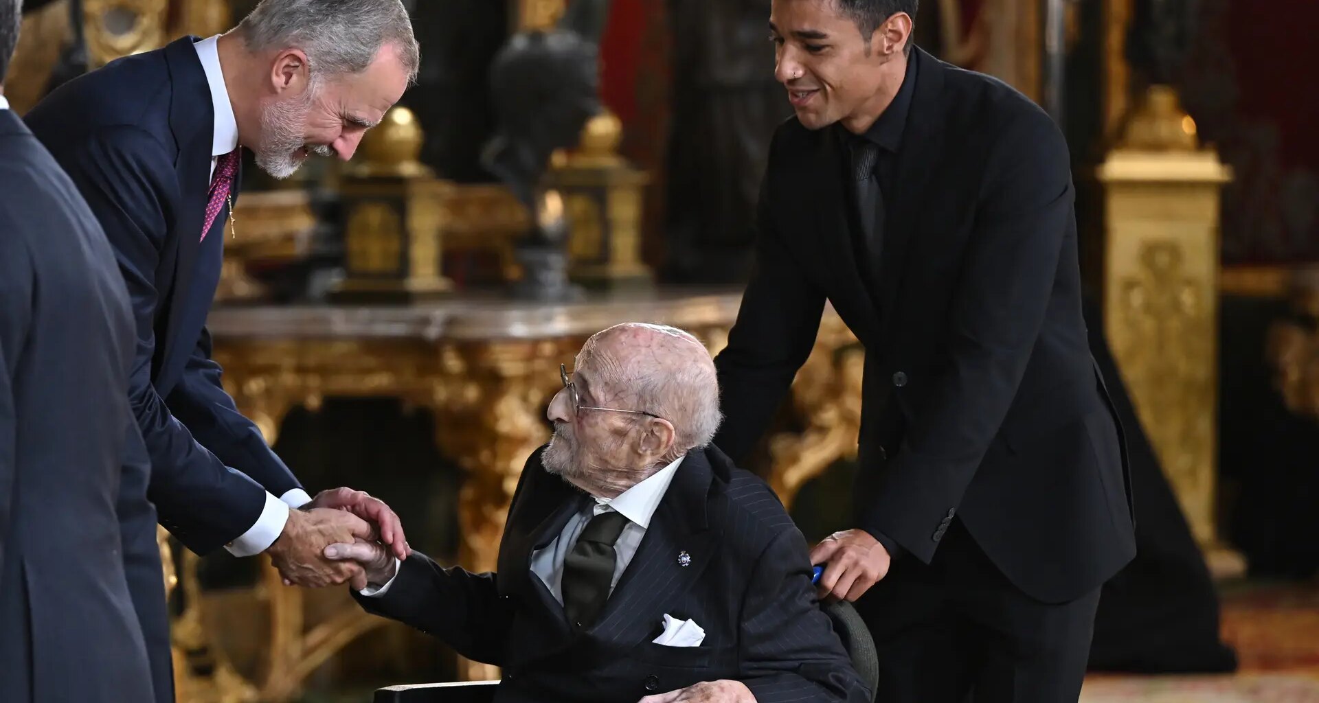 El momento más entrañable de la recepción de los Reyes