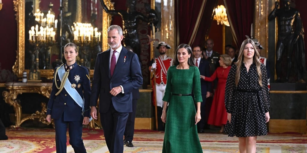 La recepción de los Reyes por la Fiesta Nacional del 12-O, en imágenes