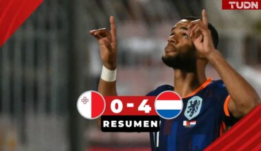 Resumen, goles, resultado: Países Bajos golea a Malta y se acerca al Mundial 2026 | TUDN Copa Mundial de Futbol 2026.